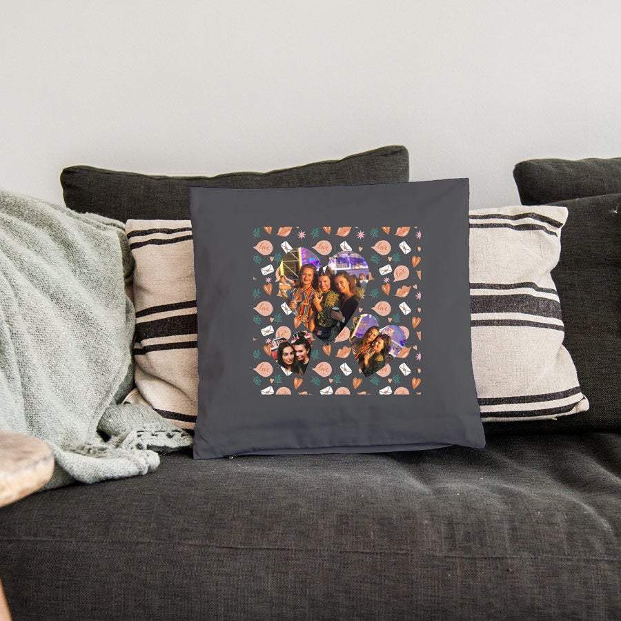 Bild von liebeskissen dunkelgrau ohjpg | fotogeschenkideende 🎀 Geschenke mit eigenem Foto Motiv o Text