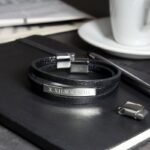 Bild von herrenarmband mit gravur ledjpg | fotogeschenkideende 🎀 Geschenke mit eigenem Foto Motiv o Text