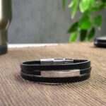 Bild von herrenarmband mit gravur ledjpg | fotogeschenkideende 🎀 Geschenke mit eigenem Foto Motiv o Text