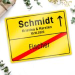 Bild von personalisiertes ortsschild zujpg | fotogeschenkideende 🎀 Geschenke mit eigenem Foto Motiv o Text