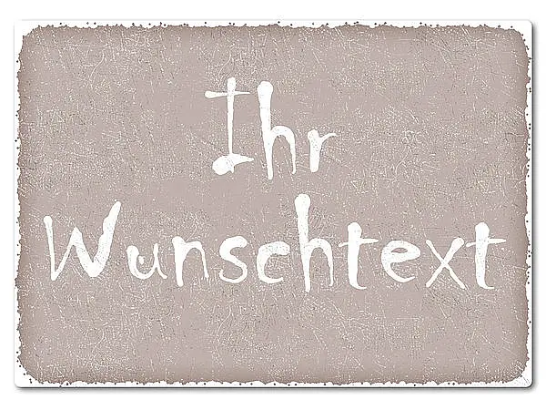 Bild von bedrucktes retroschild mit wunjpg | fotogeschenkideende 🎀 Geschenke mit eigenem Foto Motiv o Text