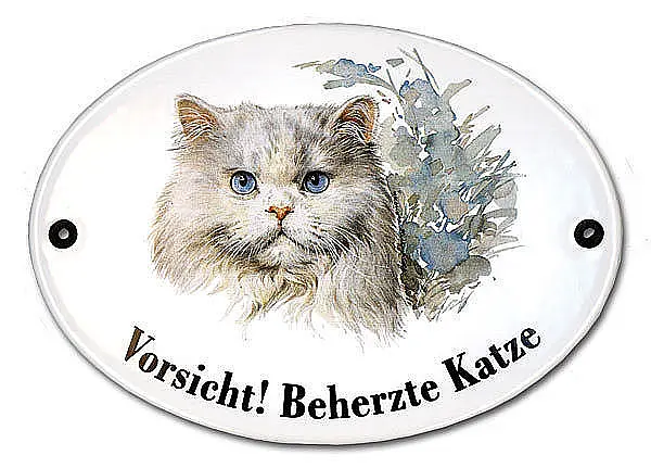 Bild von katzenschild vorsicht beherztejpg | fotogeschenkideende 🎀 Geschenke mit eigenem Foto Motiv o Text