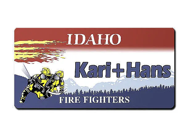 Bild von idaho usa nummernschild feuerwjpg | fotogeschenkideende 🎀 Geschenke mit eigenem Foto Motiv o Text