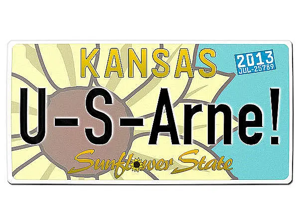 Bild von kansas usa autonummernschild mjpg | fotogeschenkideende 🎀 Geschenke mit eigenem Foto Motiv o Text