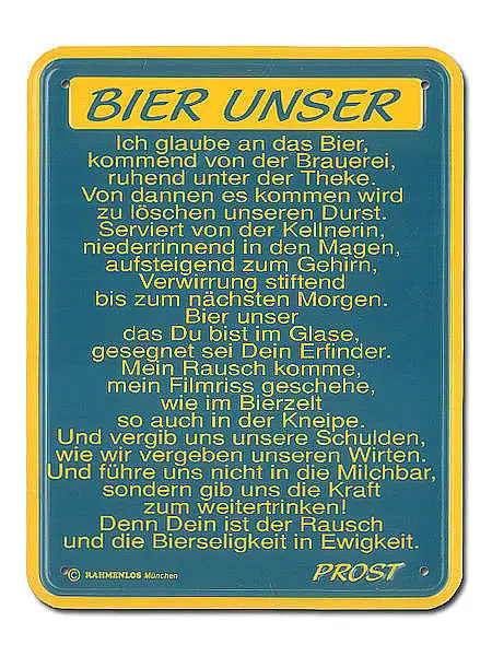 Bild von funschild bier unserjpg | fotogeschenkideende 🎀 Geschenke mit eigenem Foto Motiv o Text