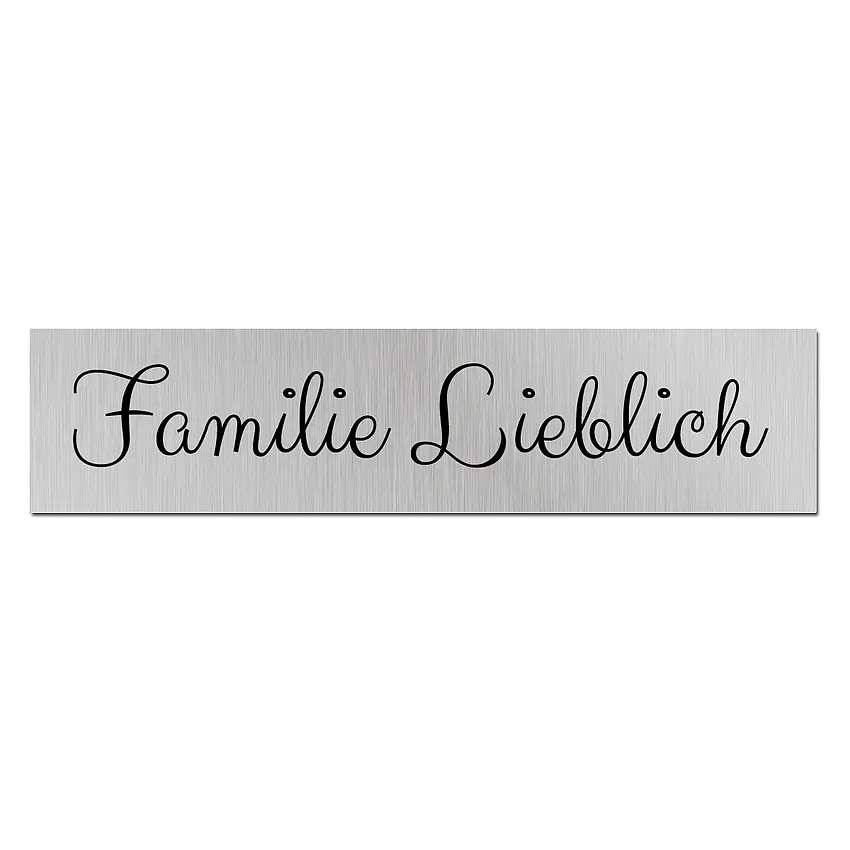 Bild von silbernes namensschild mit wunjpg | fotogeschenkideende 🎀 Geschenke mit eigenem Foto Motiv o Text