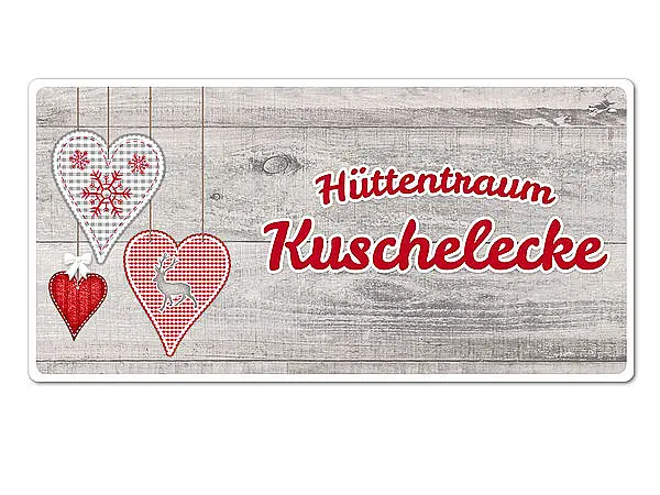 Bild von dekoschild huettentraum mit wujpg | fotogeschenkideende 🎀 Geschenke mit eigenem Foto Motiv o Text