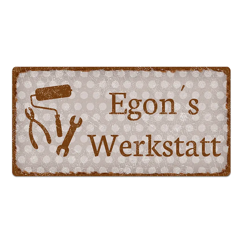 Bild von dekoschild puenktchen mit wunsjpg | fotogeschenkideende 🎀 Geschenke mit eigenem Foto Motiv o Text