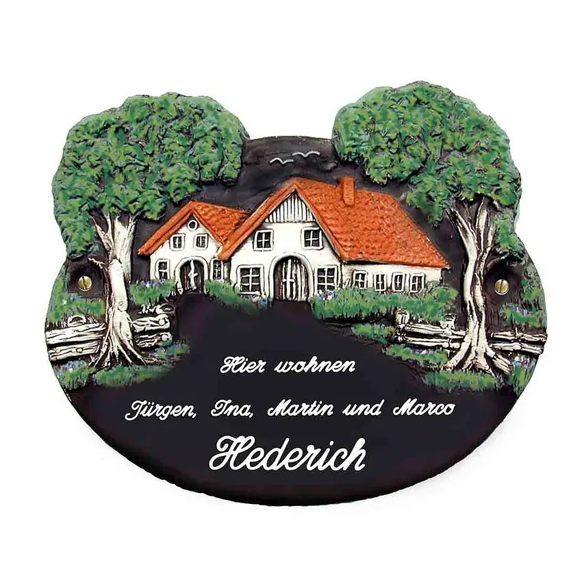 Bild von keramik tuerschild klassik ajpg | fotogeschenkideende 🎀 Geschenke mit eigenem Foto Motiv o Text