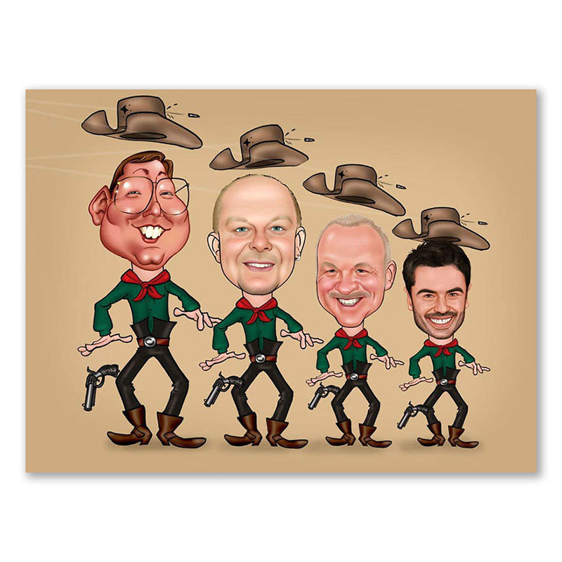 Bild von erstellung karikatur cowboysjpg | fotogeschenkideende 🎀 Geschenke mit eigenem Foto Motiv o Text