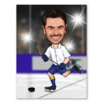 Bild von erstellung karikatur icehockeyjpg | fotogeschenkideende 🎀 Geschenke mit eigenem Foto Motiv o Text