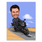 Bild von erstellung karikatur motorradfjpg | fotogeschenkideende 🎀 Geschenke mit eigenem Foto Motiv o Text