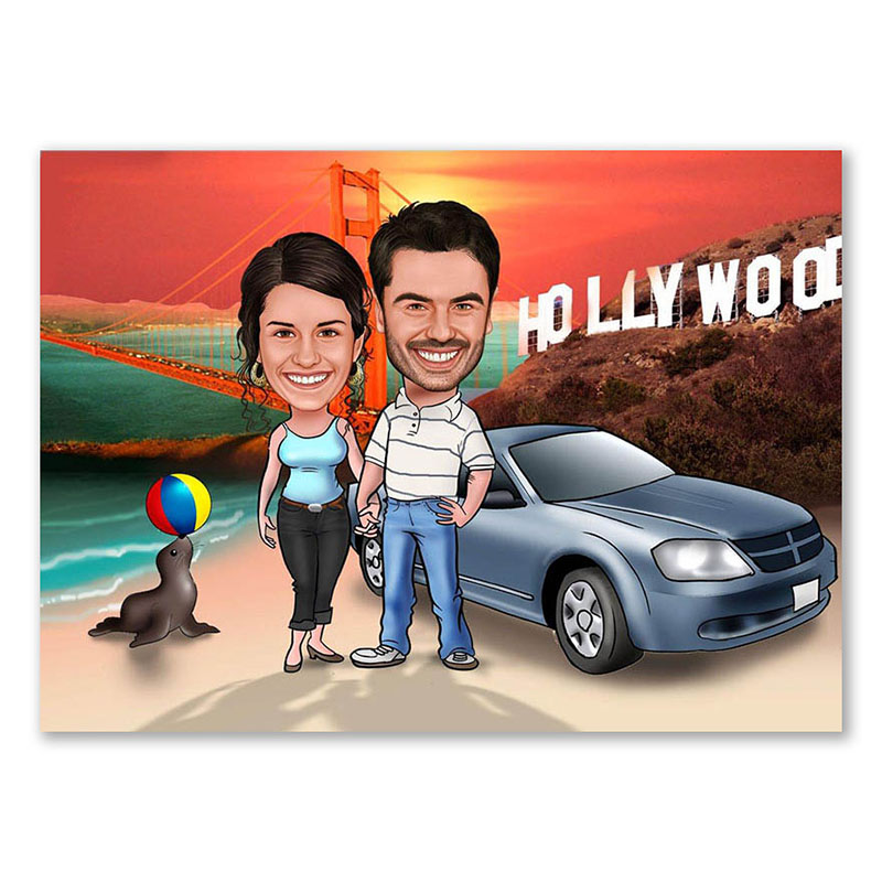 Bild von erstellung karikatur hollywoodjpg | fotogeschenkideende 🎀 Geschenke mit eigenem Foto Motiv o Text