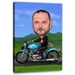 Bild von erstellung karikatur biker cajpg | fotogeschenkideende 🎀 Geschenke mit eigenem Foto Motiv o Text