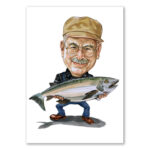 Bild von erstellung karikatur angler mijpg | fotogeschenkideende 🎀 Geschenke mit eigenem Foto Motiv o Text