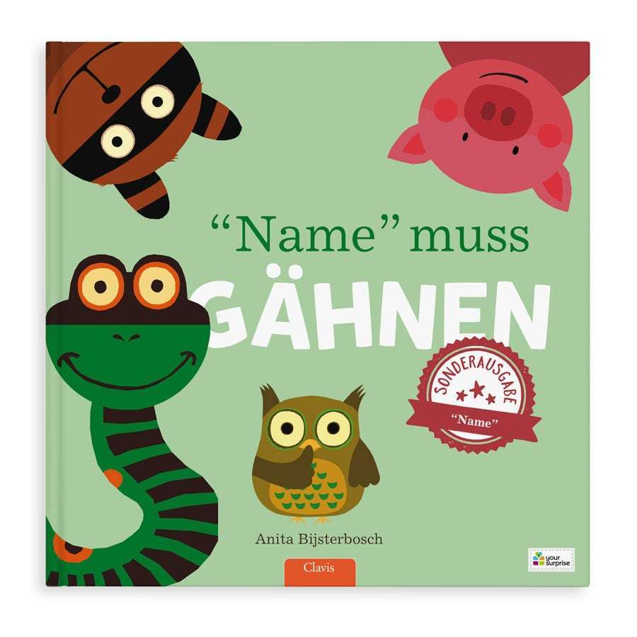 Bild von kinderbuch jeder gaehnt xxjpg | fotogeschenkideende 🎀 Geschenke mit eigenem Foto Motiv o Text