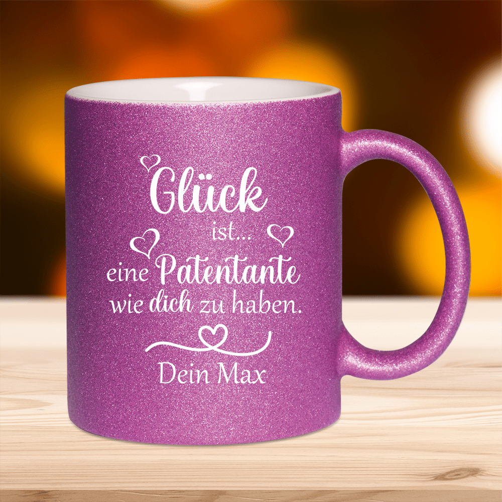 Bild von personalisierte glitzertasse gpng | fotogeschenkideende 🎀 Geschenke mit eigenem Foto Motiv o Text