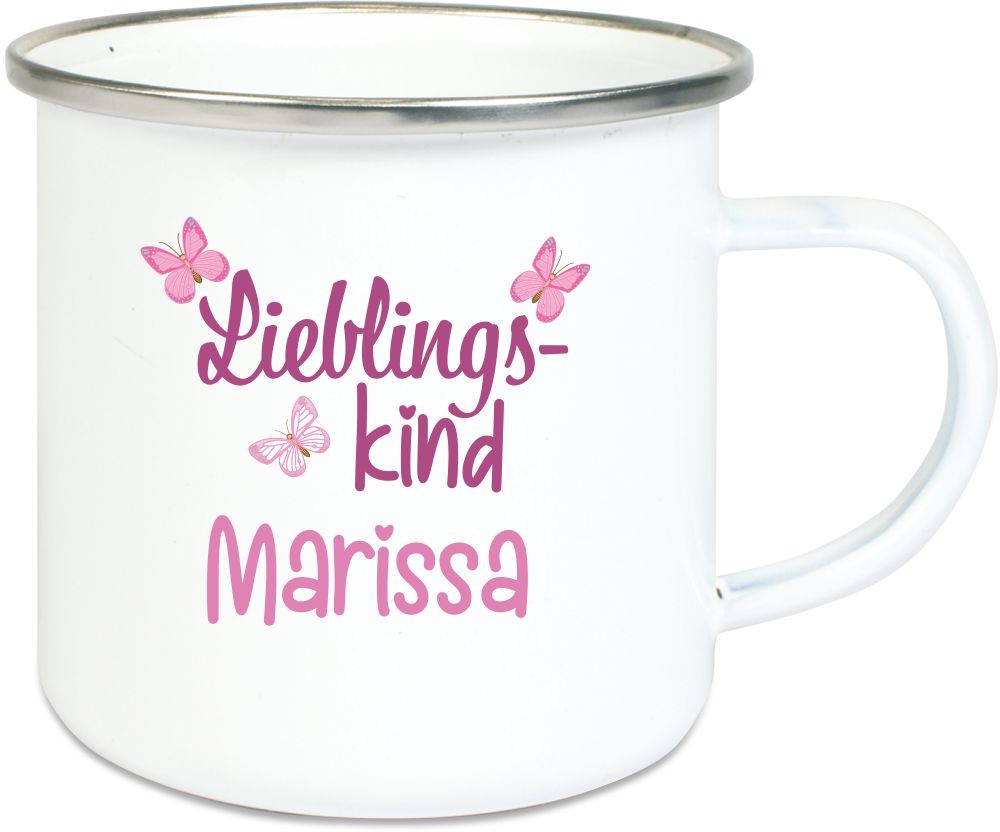 Bild von emaille tasse fuer maedchen lijpg | fotogeschenkideende 🎀 Geschenke mit eigenem Foto Motiv o Text