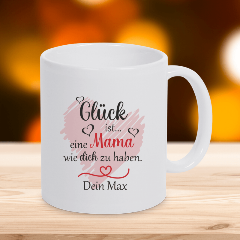 Bild von personalisierte tasse glueck ipng | fotogeschenkideende 🎀 Geschenke mit eigenem Foto Motiv o Text