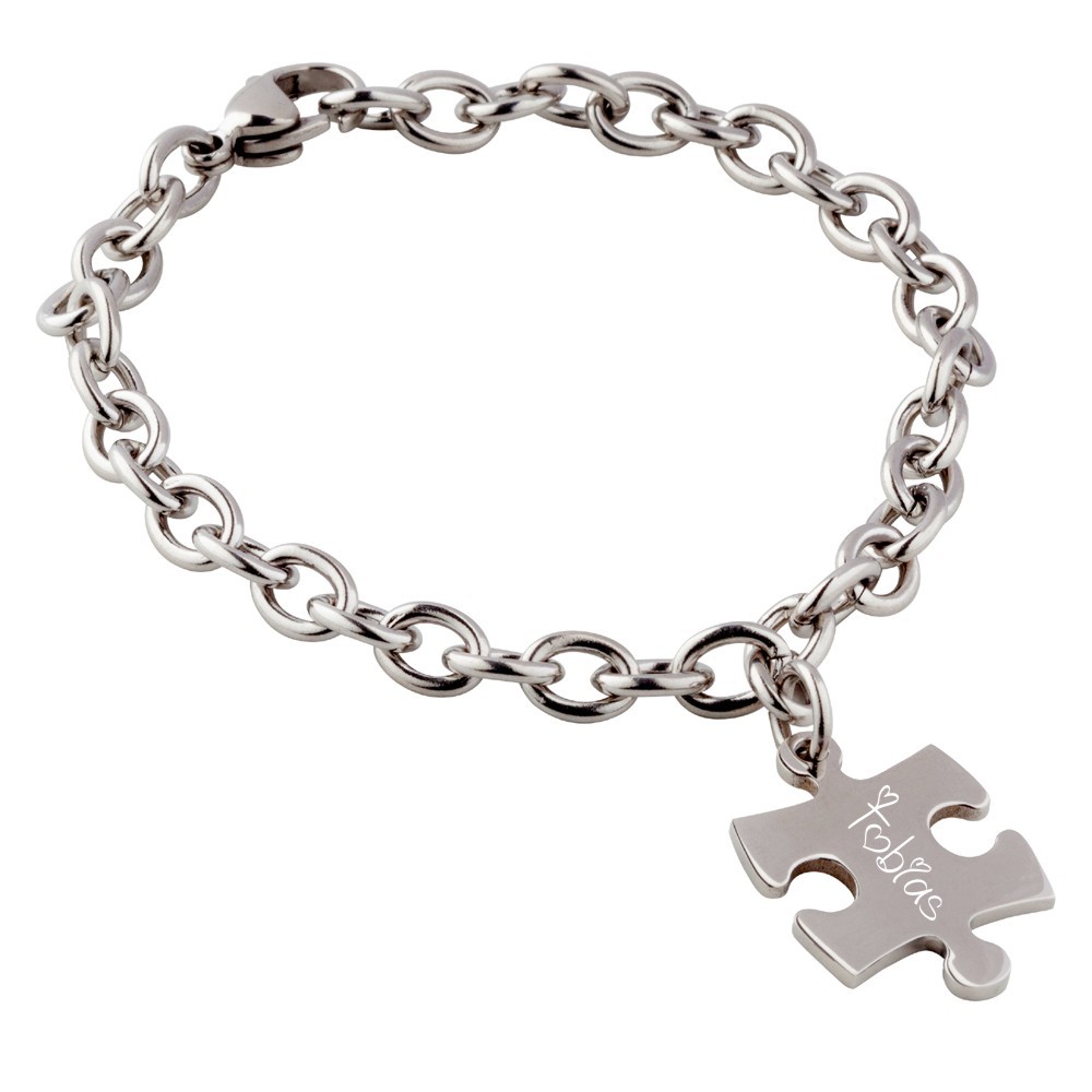 Bild von armband mit gravur puzzle charjpg | fotogeschenkideende 🎀 Geschenke mit eigenem Foto Motiv o Text