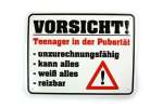 Bild von funschild vorsicht teenagejpg | fotogeschenkideende 🎀 Geschenke mit eigenem Foto Motiv o Text