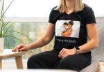 Bild von frauen t shirt schwarz ljpg | fotogeschenkideende 🎀 Geschenke mit eigenem Foto Motiv o Text