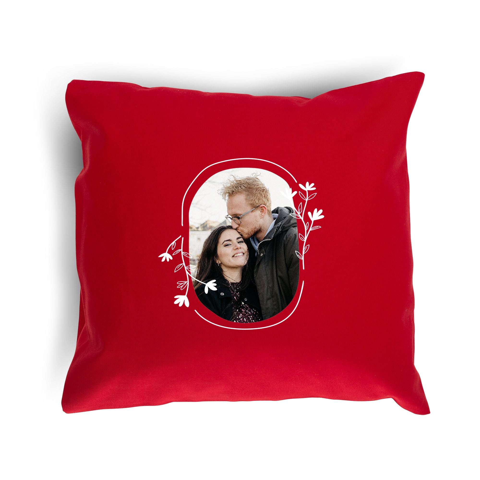 Bild von kissen x cm rot ohjpg | fotogeschenkideende 🎀 Geschenke mit eigenem Foto Motiv o Text