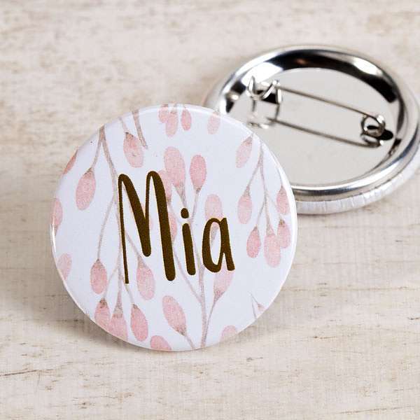 Bild von gastgeschenke badge rosa blujpg | fotogeschenkideende 🎀 Geschenke mit eigenem Foto Motiv o Text