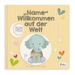 Bild von babybuch mit namen willkommejpg | fotogeschenkideende 🎀 Geschenke mit eigenem Foto Motiv o Text