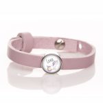 Bild von   lederarmband rosa mit einhornsjpg | fotogeschenkideende 🎀 Geschenke mit eigenem Foto Motiv o Text