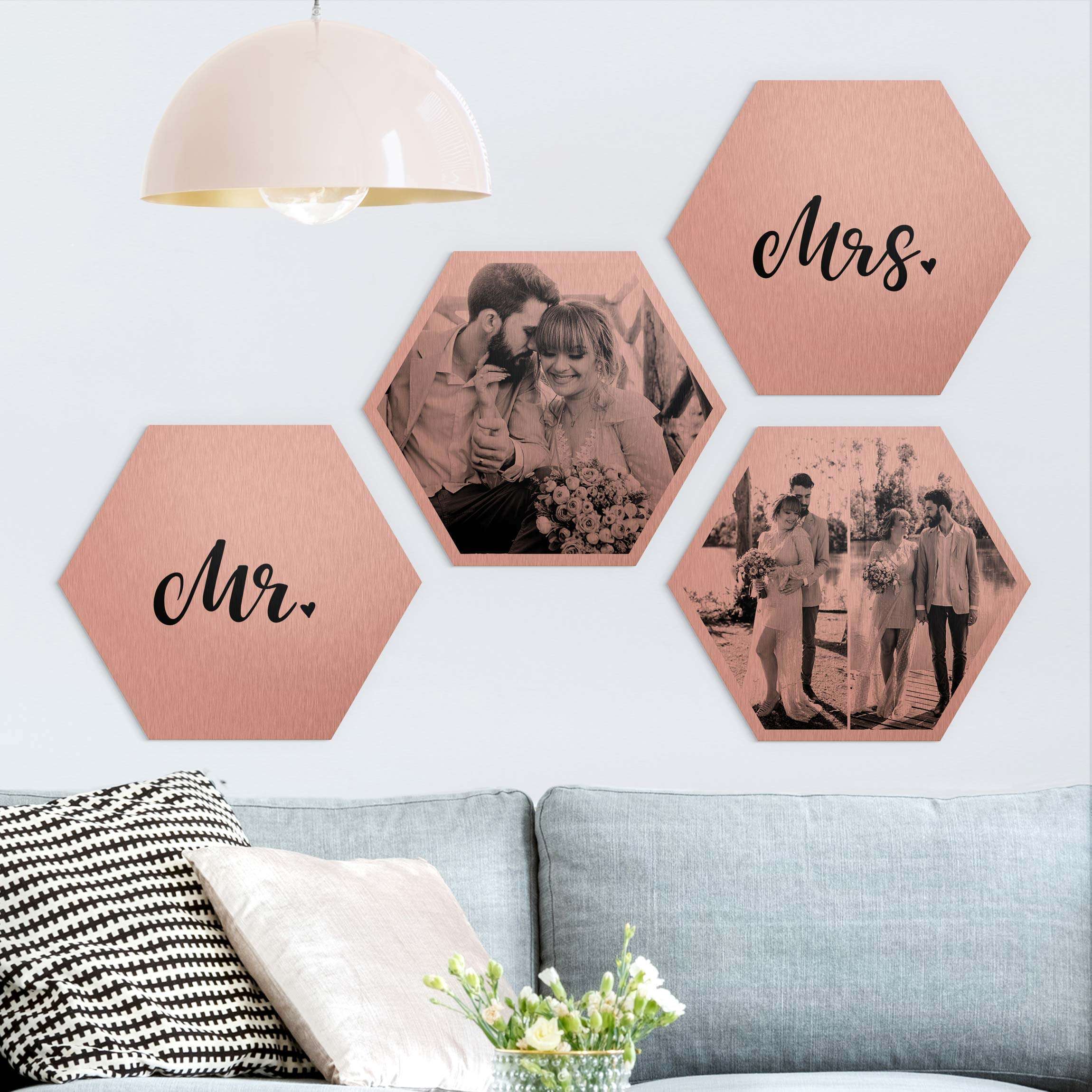 Bild von hexagon bild alu dibond designjpg | fotogeschenkideende 🎀 Geschenke mit eigenem Foto Motiv o Text