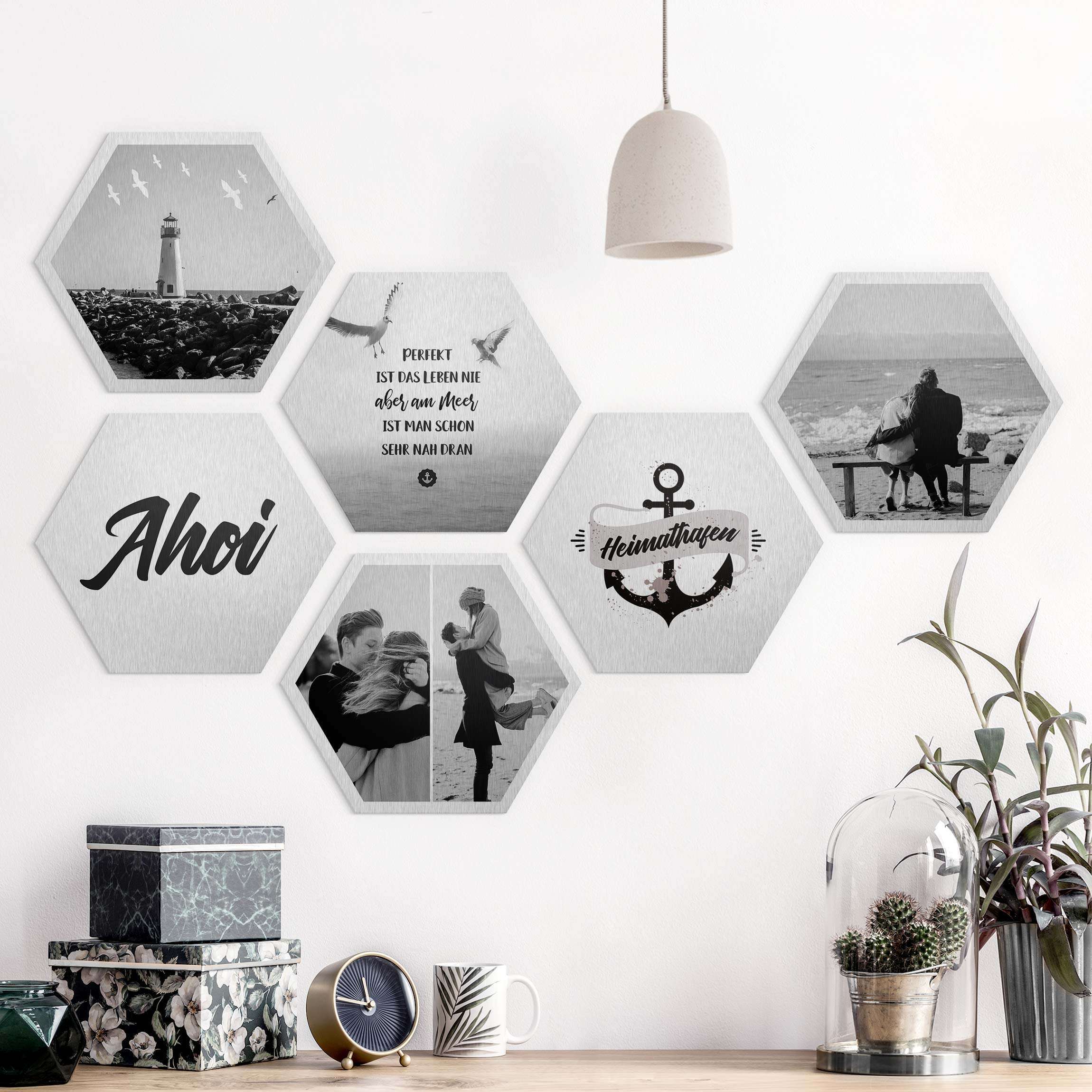 Bild von hexagon bild alu dibond designjpg | fotogeschenkideende 🎀 Geschenke mit eigenem Foto Motiv o Text