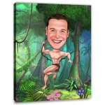 Bild von   erstellung karikatur tarzan cjpg | fotogeschenkideende 🎀 Geschenke mit eigenem Foto Motiv o Text