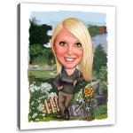 Bild von erstellung karikatur garten chjpg | fotogeschenkideende 🎀 Geschenke mit eigenem Foto Motiv o Text