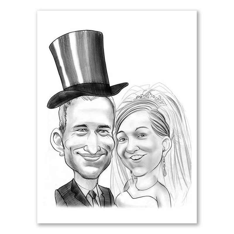 Bild von erstellung karikatur hochzeitjpg | fotogeschenkideende 🎀 Geschenke mit eigenem Foto Motiv o Text