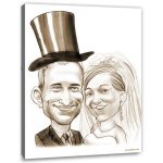 Bild von erstellung karikatur hochzeitjpg | fotogeschenkideende 🎀 Geschenke mit eigenem Foto Motiv o Text