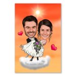 Bild von erstellung karikatur hochzeitjpg | fotogeschenkideende 🎀 Geschenke mit eigenem Foto Motiv o Text