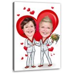 Bild von erstellung karikatur in lovejpg | fotogeschenkideende 🎀 Geschenke mit eigenem Foto Motiv o Text