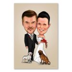 Bild von erstellung karikatur hochzeitjpg | fotogeschenkideende 🎀 Geschenke mit eigenem Foto Motiv o Text