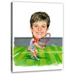 Bild von erstellung karikatur tennisquejpg | fotogeschenkideende 🎀 Geschenke mit eigenem Foto Motiv o Text