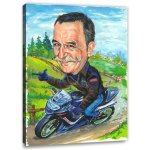 Bild von erstellung karikatur alpen bikjpg | fotogeschenkideende 🎀 Geschenke mit eigenem Foto Motiv o Text