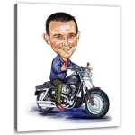 Bild von erstellung karikatur motorradjpg | fotogeschenkideende 🎀 Geschenke mit eigenem Foto Motiv o Text