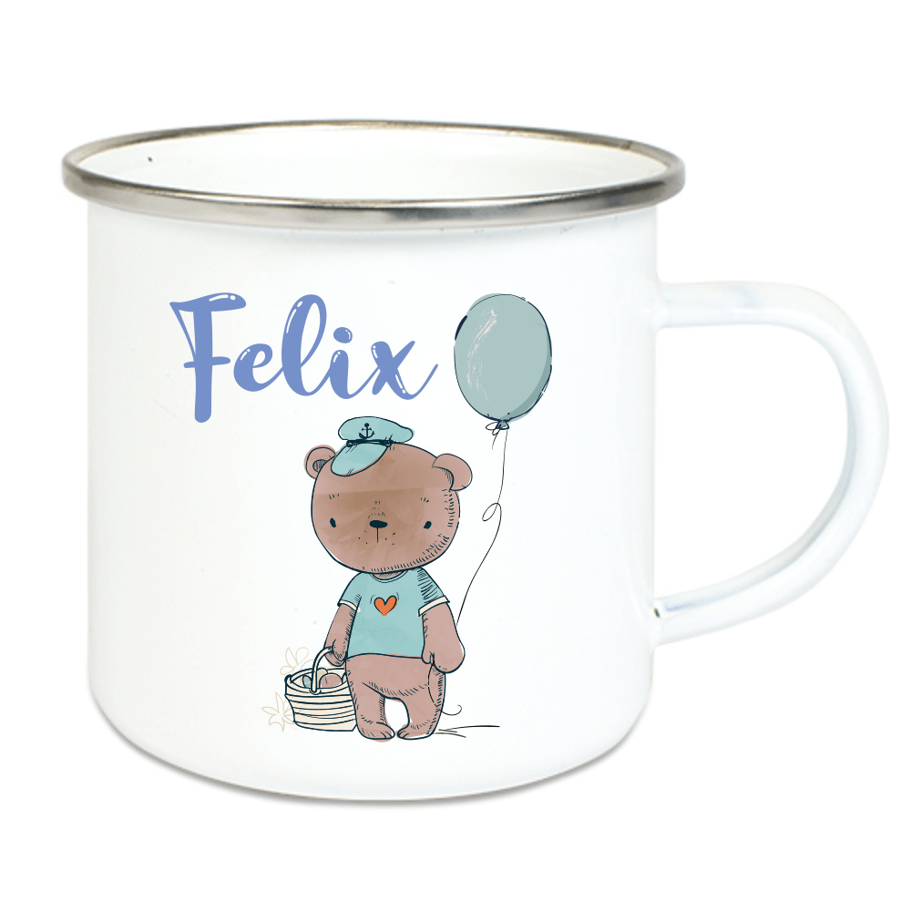 Bild von emaille tasse kinder mit deinepng | fotogeschenkideende 🎀 Geschenke mit eigenem Foto Motiv o Text