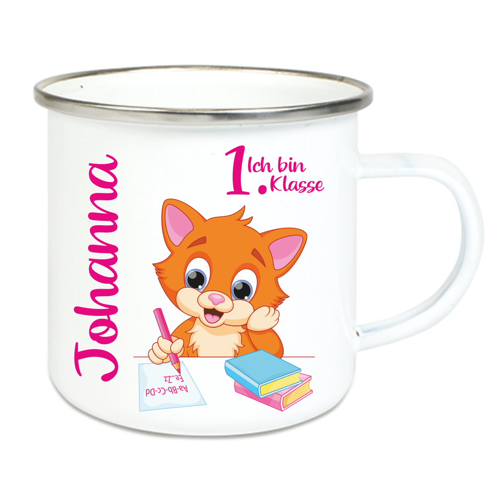 Bild von kinder tasse emaille zur einscpng | fotogeschenkideende 🎀 Geschenke mit eigenem Foto Motiv o Text