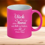 Bild von neonfarbene tasse glueck istpng | fotogeschenkideende 🎀 Geschenke mit eigenem Foto Motiv o Text