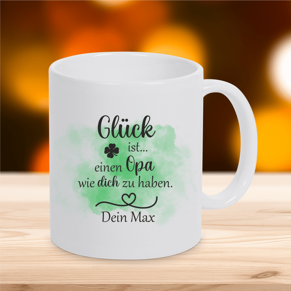 Bild von personalisierte tasse glueck ipng | fotogeschenkideende 🎀 Geschenke mit eigenem Foto Motiv o Text