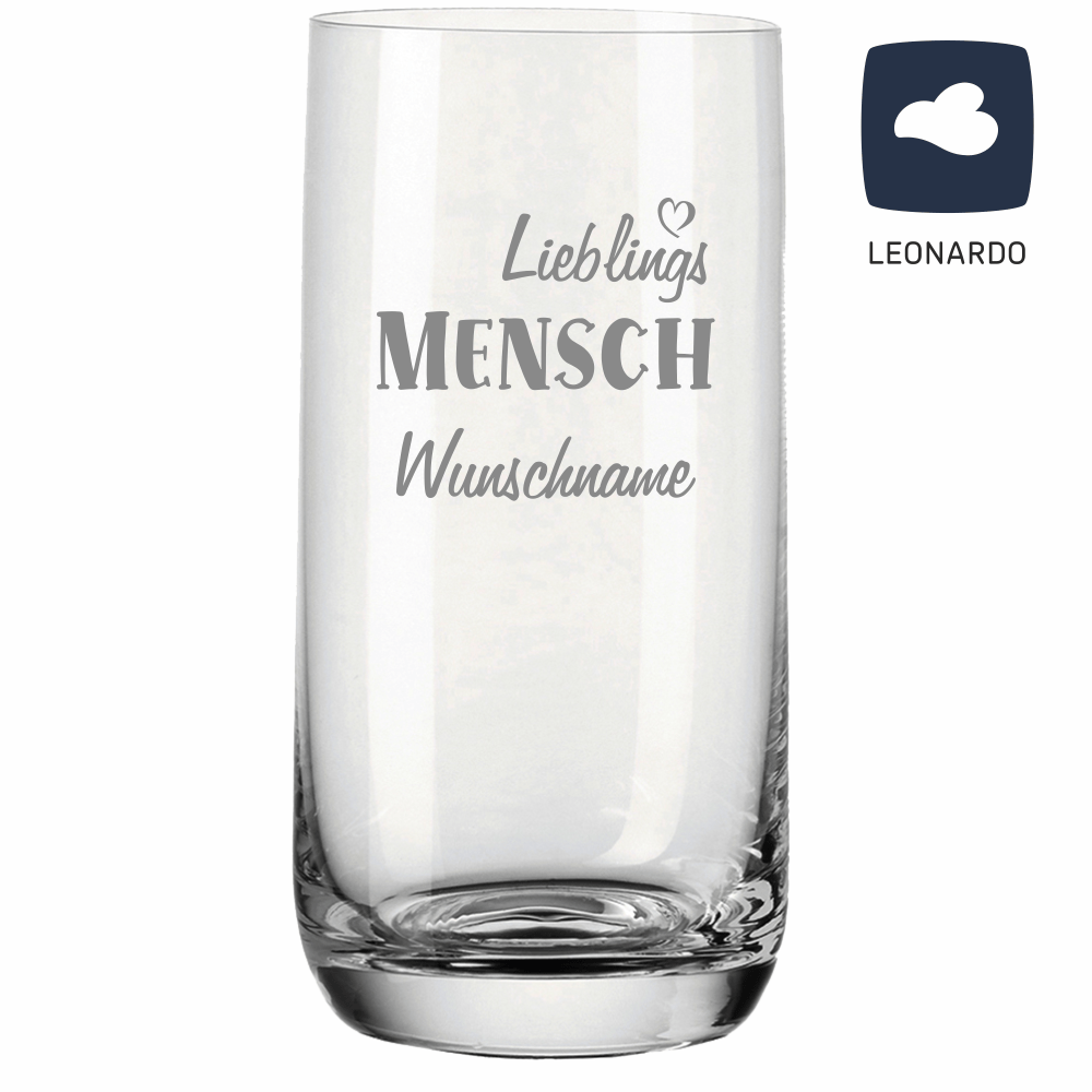 Bild von   trinkglas von leonardo mit grapng | fotogeschenkideende 🎀 Geschenke mit eigenem Foto Motiv o Text