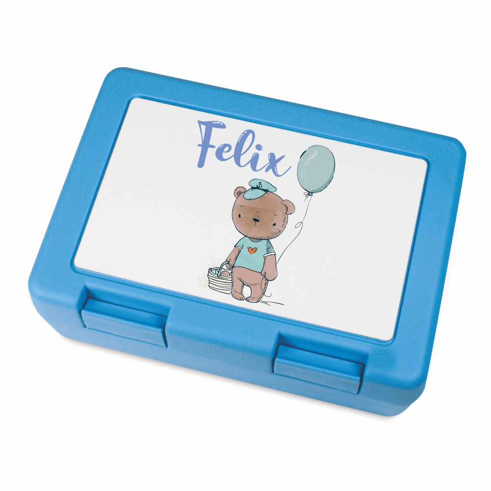 Bild von   brotdose mit namen teddypng | fotogeschenkideende 🎀 Geschenke mit eigenem Foto Motiv o Text