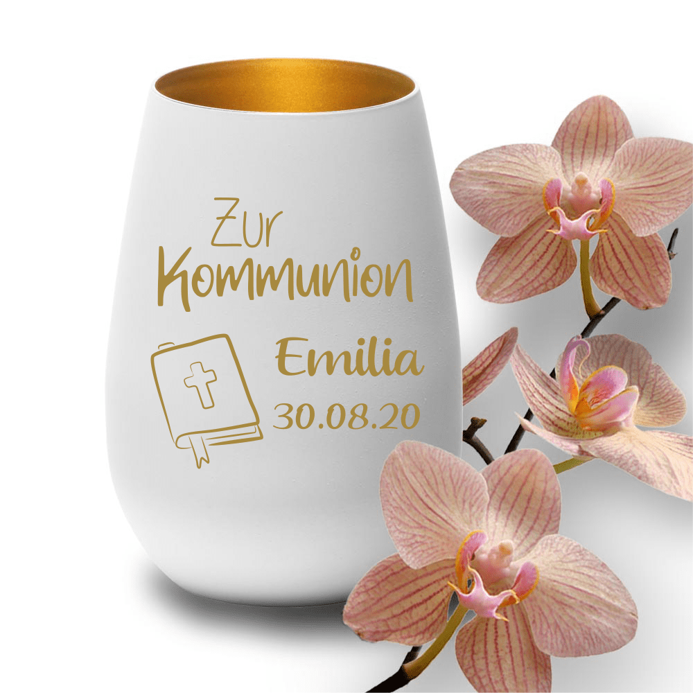 Bild von windlicht mit gravur weiss golpng | fotogeschenkideende 🎀 Geschenke mit eigenem Foto Motiv o Text