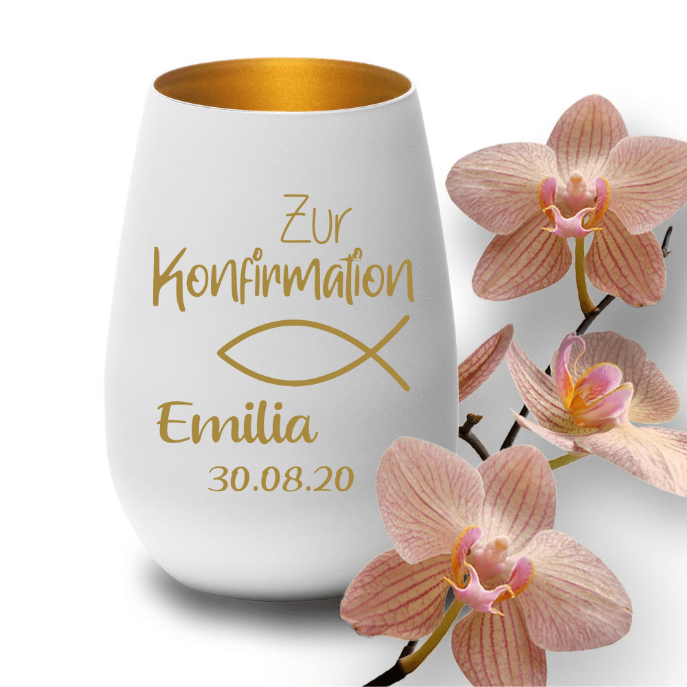 Bild von windlicht mit gravur weiss golpng | fotogeschenkideende 🎀 Geschenke mit eigenem Foto Motiv o Text